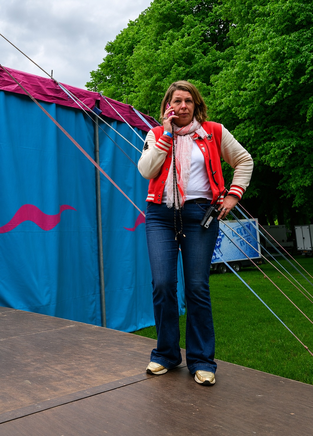 Anna aan het werk